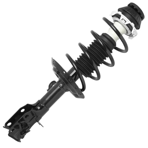 Image of Detroit Axle - 6pc Front Struts Suspension Kit for 2009-2014 Honda Fit [Gas], 2 Struts with Coil Springs 4 Inner Outer Tie Rod End Links 2010 2011 2012 2013 Replacement