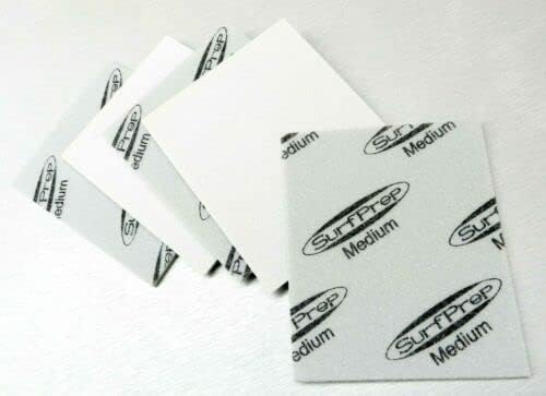 Sanding Sponge Foam Back Pads 5-1/2" x 4-1/4" Medium 10 Pieces Made in Germany