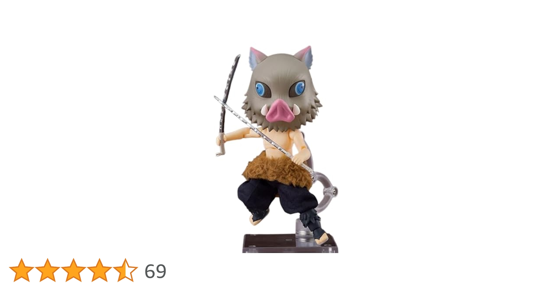 GOOD SMILE COMPANY - 鬼滅の刃 ねんどろいど 嘴平 伊之助 フィギュア Amazon | ねんどろいど Swacchao！ 鬼滅の刃 嘴平伊之助 ノン