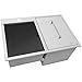 Ruvati Ice Chest and Outdoor Sink BBQ Grill 29 x 20 inch Topmount Insulated T-316 Stainless Steel - RVQ6290