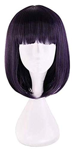 GIAOYAO Anime Sailor Moon Sailor Moon Sailor Saturn Tomoe Hotaru Short Wig Cosplay Costume Heat Resistant Synthetic Hair Women Wigs