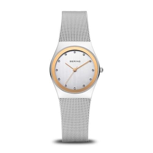 BERING Damen Uhr Quarz Movement - Classic Collection mit Edelstahl und Saphirglas 12927-010