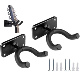 Guitar Wall Hanger Guitar Mount Hook Holder Wall Bracket Volin Rack Stand Metal Ukulele Violin Bass Display Keep Instrument Accessories 2 Pack - Les Beatles, Paul McCartney, John Lennon, RIngo Starr, George Harrison