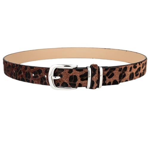 Four season snake patterned belt, spicy girl leopard print subculture, millennium accessories, simple belt for women