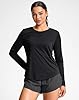 SANTINY Lightweight Long Sleeve Workout Tops for Women Breathable Tennis Active Sports Top Gym Yoga Athletic Running Shirts #1