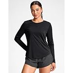 SANTINY Lightweight Long Sleeve Workout Tops for Women Breathable Tennis Active Sports Top Gym Yoga Athletic Running Shirts - Image 2