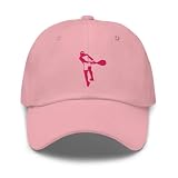 Frances Tiafoe Tennis Pink Silhouette Classic Adjustable Hat