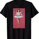 森高千里 Tシャツ 黒 ブラック 歌手 アイドル セクシー 江口洋介 宅八郎 歌謡曲 ポップスアイドル サイズ不明