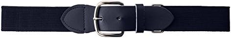 Champion Sports Baseball/Softball Uniform Belt - Comfort Stretch Fit Uniform Belt - Durable Syntex Tab - Youth: 18"-32" - Navy Blue