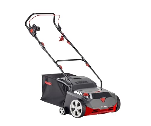 AL-KO Escarificador eléctrico 38.4 E Combi Care, Potencia del Motor de 1400 W, Ancho de Trabajo de 38 cm, Incluye Saco de 55 L, para césped de hasta 800 m²