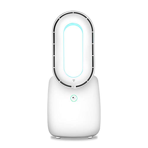 Klein Tischventilator Blattloser Lüfter,tragbar USB Ventilator Starker Wind Mit 3 Geschwindigkeiten,ruhig Und Kraftvoll Schreibtischventilator Für Schlafzimmer Wohnzimmer A Cover