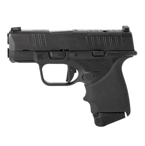 Hogue HandAll Beavertail Rubber Grip Sleeve for Springfield Armory Hellcat, Black - 18310