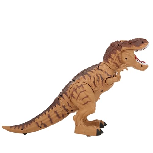 HEEPDD Juguete Eléctrico Tyrannosaurus Rex, Efectos Interactivos de Sonido y Luz Que Estimulan la Imaginación con Rugidos de Puesta de Huevos Que Respiran Fuego para Jóvenes Entusiastas Plástico con