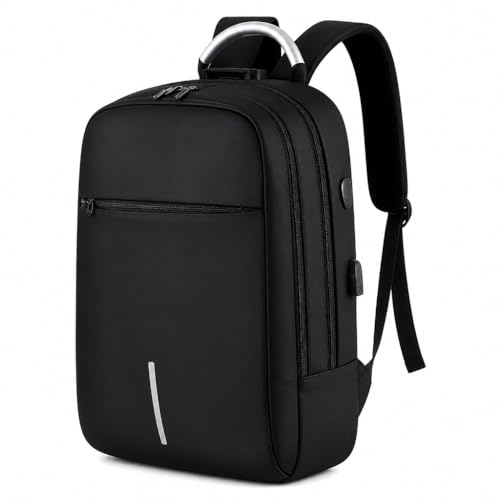 Mochila Executiva Impermeável Antifurto com Senha USB para Notebook até 15,6” – Mochila para Trabalho e Viagem, Resistente, Compacta 35L
