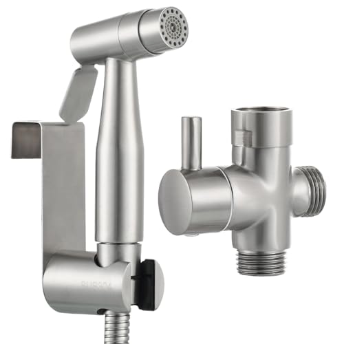CIENCIA De mano del bidé del rociador superior de acero inoxidable Pulverizador Shattaf - Bidé Conjunto completo de WC, bidé mano pulverizador para WC WS024AF