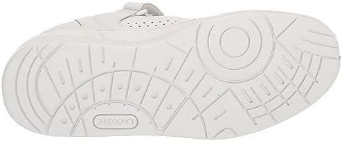 Lacoste Men's 46SMA0073 Sneaker, BLK/WHT, 9 | Image 3