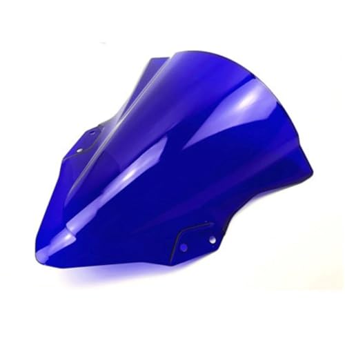 Déflecteur pare-brise double bulle moto contre la fatigue du cou sur Kawasaki Ninja 400