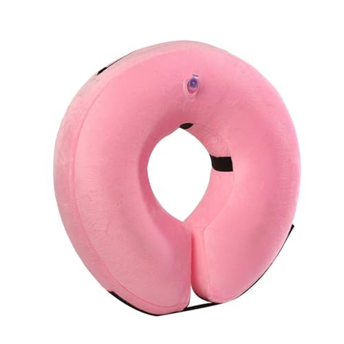 FANSU Collare Gonfiabile Gatto Cane per Animali Domestici Collare Morbido Cone Dopo Operazione e Lesioni, per Cani e Gatto Elisabettiano Collare Regolabile (XS,Blu)