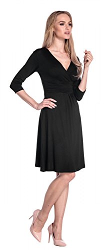 Glamour Empire Donna Vestito Svasato Piegoline