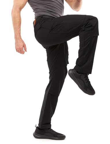 Arbeitshose Herren komplett Stretch Männer Berlin Pro Bundhose mit Kniepolstertaschen - Schwarz Gr. 52