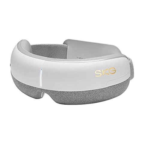SKG Masajeador de Ojos Shiatsu Inalámbrico Blanco E3-EN Cover