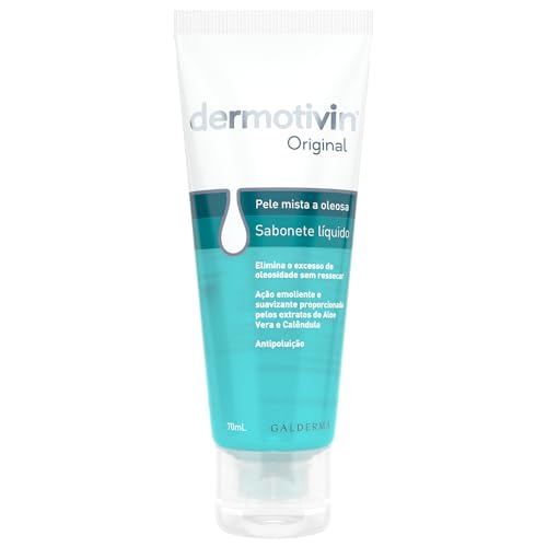 Dermotivin Sabonete Líquido Facial Pele Mista Original 70ml