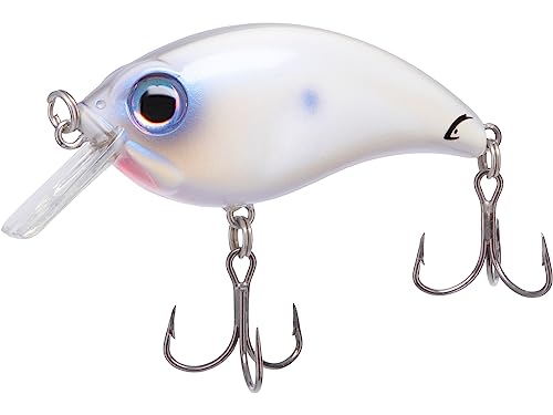 Bill Lewis ATV Squarebill Crankbait Fishing Lifelike Freshwater & Saltwater Lure 2.5 with Mustad Triple Grip Hooks, Oyster