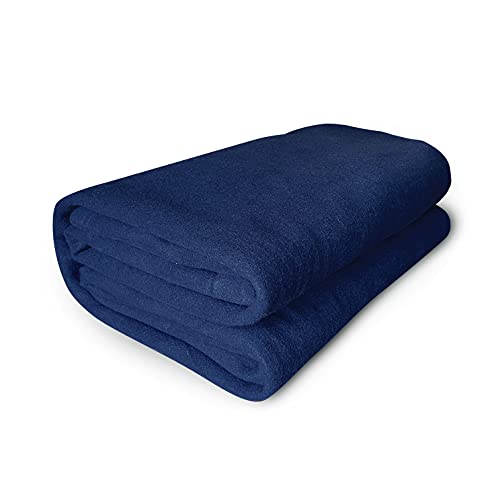 World's Best Oversized Cozy-Soft Microfleece Travel Blanket, 60 x 85 Inch, Black - Image 4