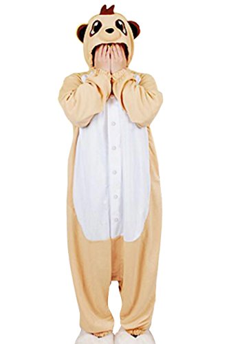 Pyjamas suricate confortable avec capuche animée pour cocooning
