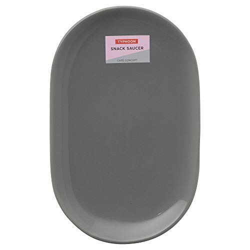 Typhoon Cafe Concept Snack Saucer, Grey, Dark Grey, 20*12.8 centimeters - Image 2