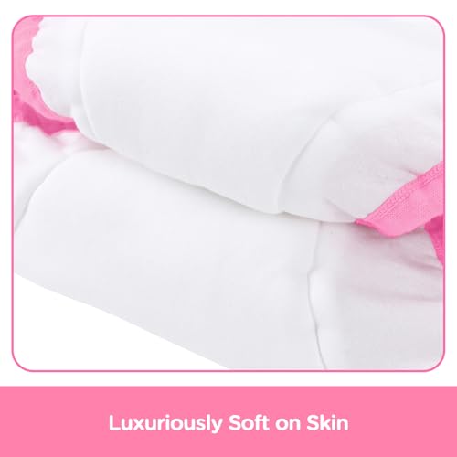 Image of Littleforbig Comfortable Washable Reusable Ruffled Lace Bow Pretty Shiny Glitter Waterproof Adult Training Pants