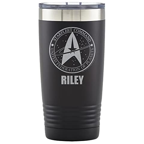 Let's Make Memories Personalized Star Trek Starfleet Logo Tumbler - For Dad - For Him Cover