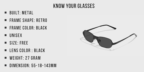 Image of SAM AND MARSHALL BENEDICT Sunglasses I 400UV Protection I Rectangular Sunglass I Men & Women