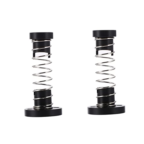 SOLUSTRE 2pcs T8 Pom Backlash Nut for 3d Printer Lead Screw, Stainless Steel, Elimination Gap, Quiet Linear Motion Part 