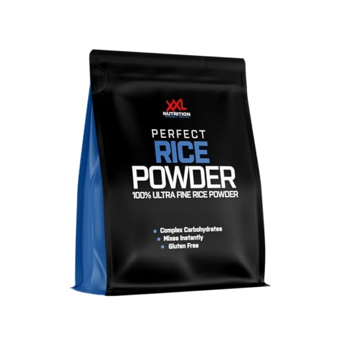 XXL Nutrition - Perfect Reis Pulver - Rice Powder, Komplexe Kohlenhydrate aus 100% Brauner Basmatireis, Weight Gainer Zusatz, Mahlzeitenersatz - 5000 Gramm