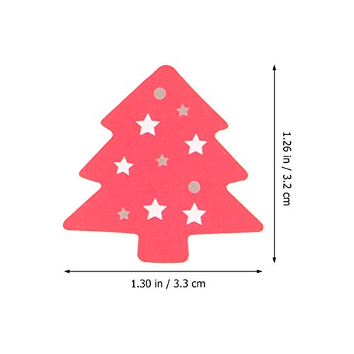 NUOBESTY Adesivo de árvore de Natal Etiqueta de Vedação de Natal Adesivo Autocolante de Presente Nat