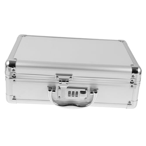 Portable Aluminum Tool Case with Password Lock Compact Briefcase for Safe Storage of Tools Medical Supplies and Accessories High Rigidity Durability for