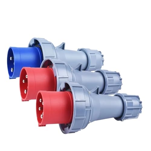 Coupler 125A 4P fiche femelle industrielle étanche IP66 IP67 mobile 415V PA66