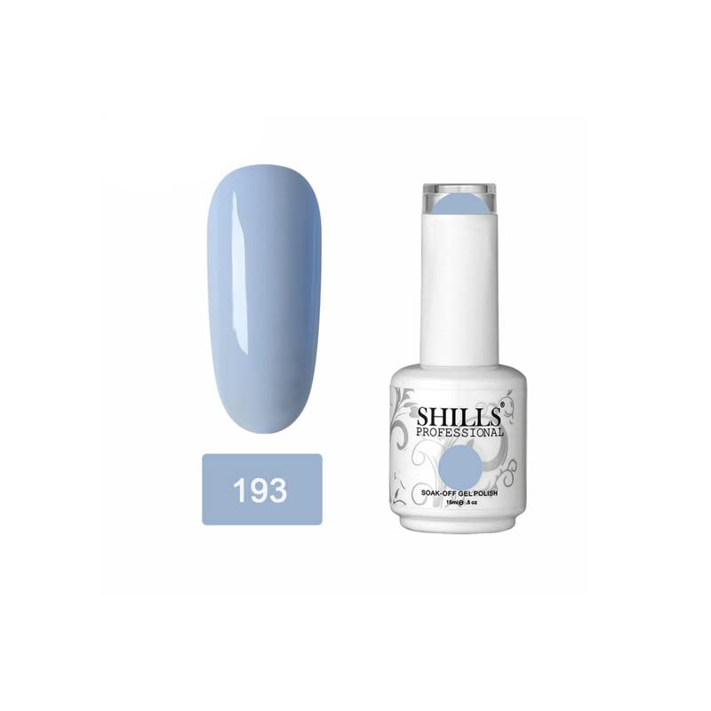 Image of Shills Professional Uv /Led Soak Off Gel Polish (Gel Nail Polish) Glossy Finish Nail Polish Color Shade 193, 15 Ml