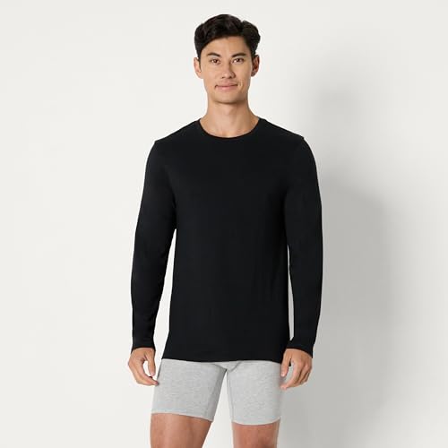 Image of Amazon Essentials Men's Slim Fit Crewneck Undershirts, Pack of 6
