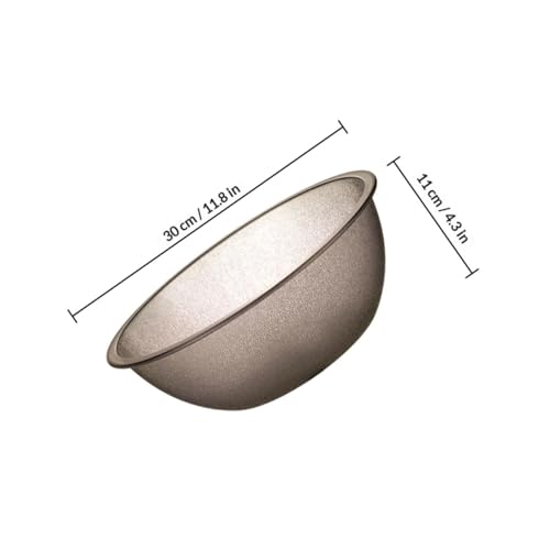 Tazón acrílico para mezclar alimentos 30 cm gris miniatura 2
