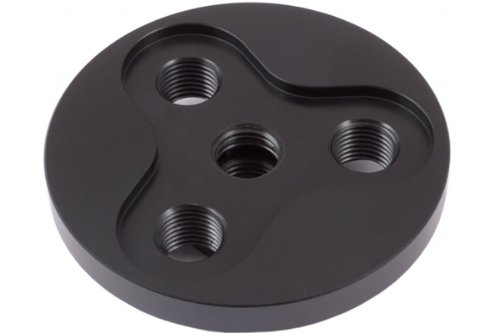 Aquacomputer Deckel für aqualis aus Delrin, vier Bohrungen