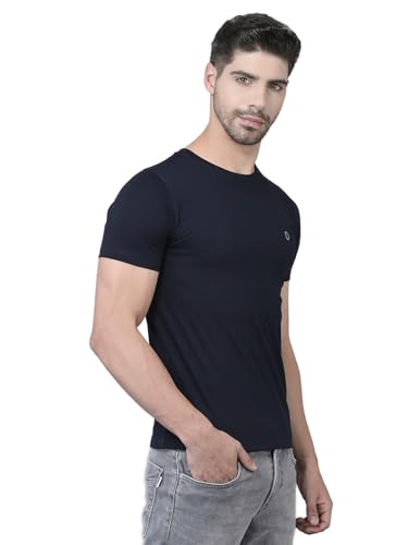 Image of Dollar Super Combed Cotton Mens Assorted Solid T-Shirt