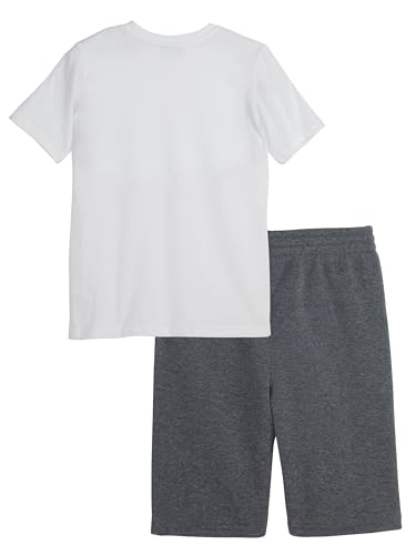 Image of PUMA Kids Graphic T-Shirt & Fleece Short Set (Toddler)