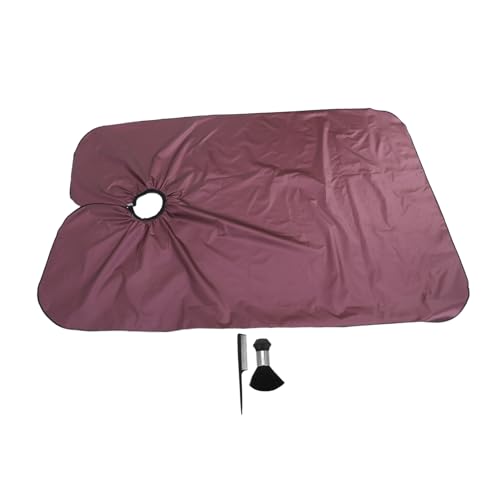 Set de 3 capas para corte de cabello para adultos con cierres ajustables
