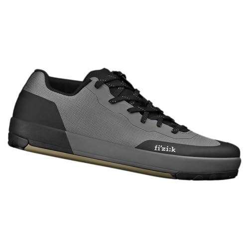 Fizik Gravita Versor Clip-in,MTB Off-Road Downhill Shoes, Grey/Mud, 10-10.5 US