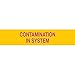 Brady 93636 Radiation Sign, 1-11/16" x 8", Magenta/Yellow