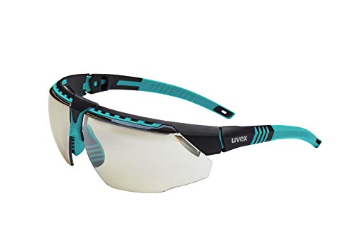 Honeywell Uvex Avatar Safety Glasses, Teal Frame with SCT-Reflect 50 Lens & Anti-Scratch Hardcoat (S2884) - image 1