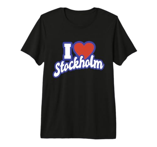 Me Encanta Estocolmo Camiseta Premium