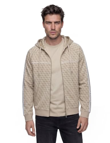 Guess Athleisure Man's Full Zip Sweatshirt PARIMO 4G Full Zip Sweatshirt S